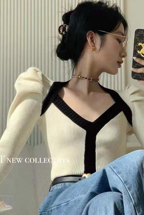 11高领1毛衣女秋冬新款修身显瘦套头长袖